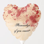 Bloody Vintage Paper Halloween Gothic Wedding Balloon<br><div class="desc">Personalise with any text you want.</div>