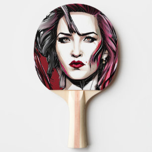 Bloody Woman Ping Pong Paddle