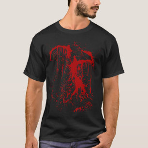 Bloody Wound Halloween Costume Blood Splatter Inju T-Shirt