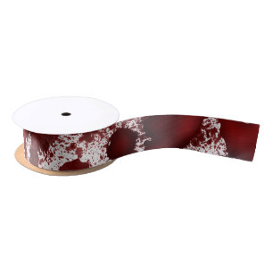 BloodyWhiteFabric60 Satin Ribbon