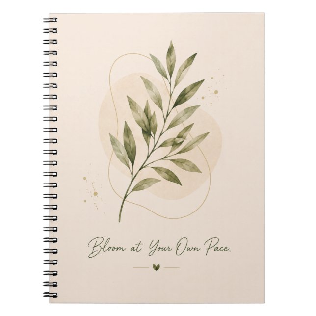 Bloom at Your Own Pace Journal (Front)