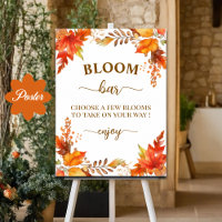 Bloom Bar Fall Boho Floral Bridal Shower