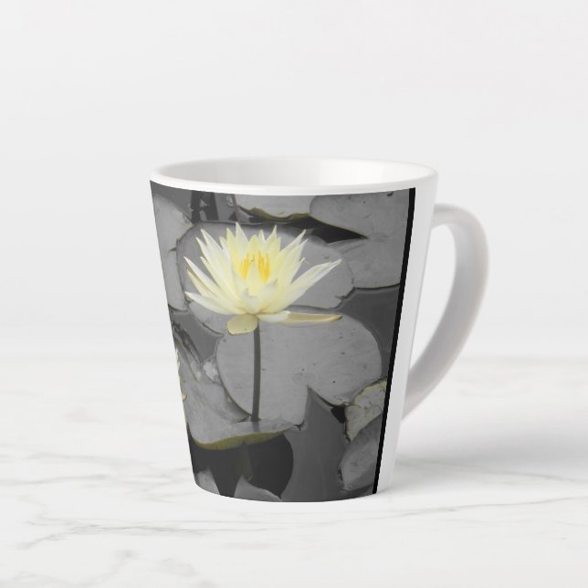 Bloom Beyond the Frame  Latte Mug (Right Angle)