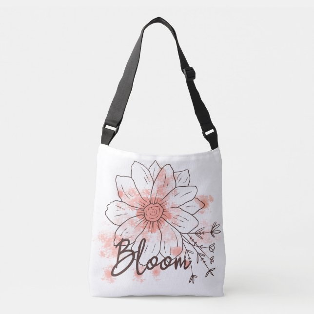 Bloom Boho  Crossbody Bag (Front)