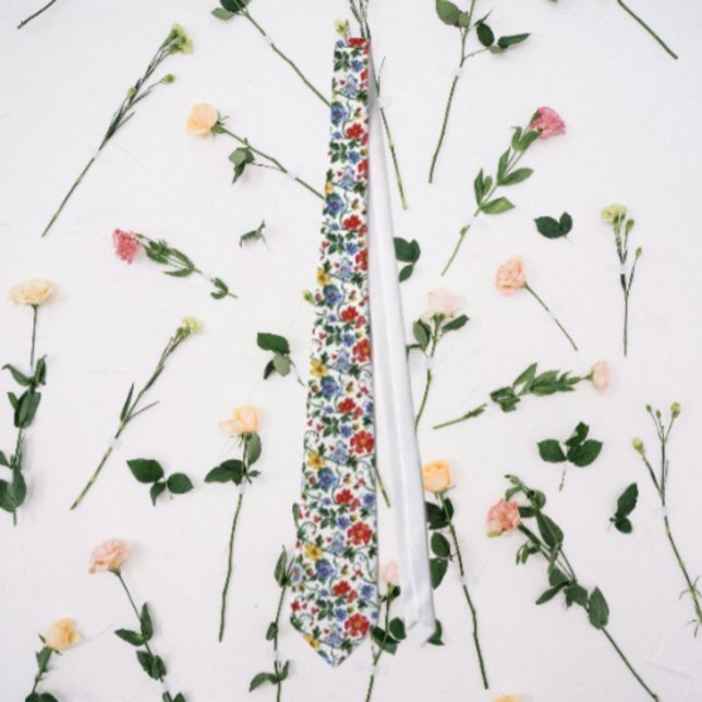Bloom Boldly – Floral Pattern Necktie (Creator Uploaded)