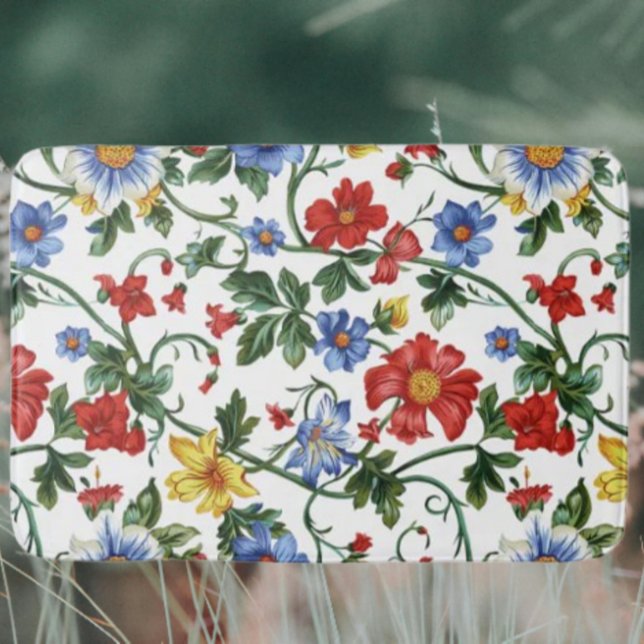Bloom Boldly | Vibrant Floral Bath Mat (Creator Uploaded)