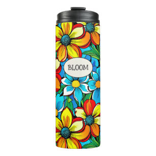 Bloom Botanical Small  Thermal Tumbler