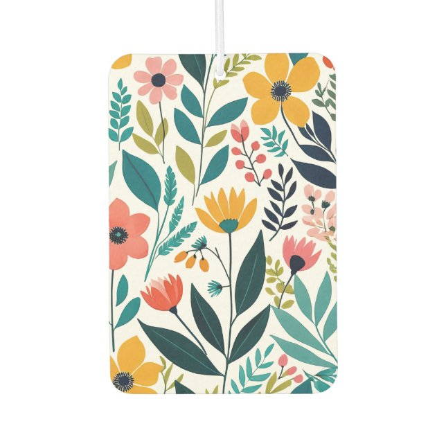 Bloom Brightly Car Air Freshener (Front)