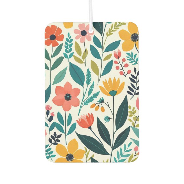 Bloom Brightly Car Air Freshener (Front)