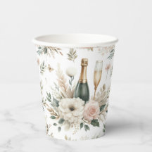 Bloom & Bubbles Party Cups