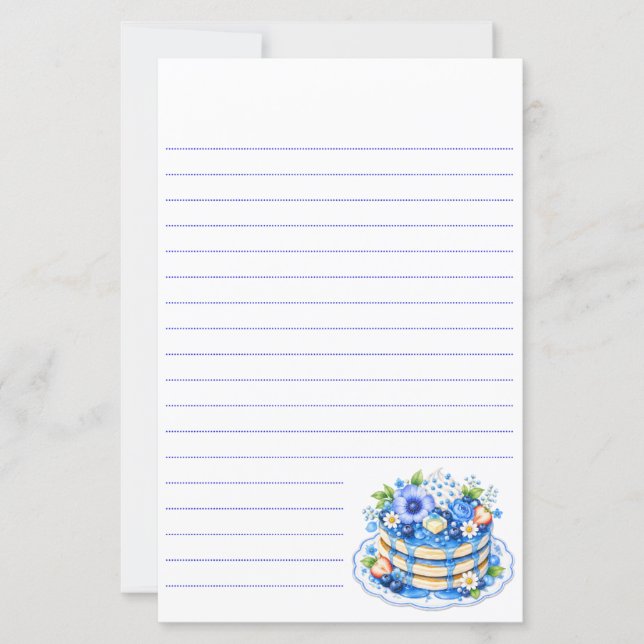 bloom cafe pancake stationery (Front)