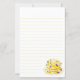 bloom cafe pancake stationery