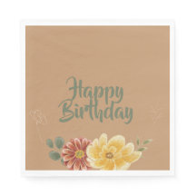 Bloom & Celebrate Floral Personalized Birthday