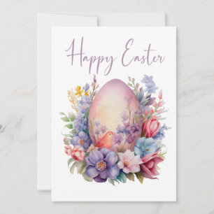 Bloom & Chirp – Easter Elegance Card