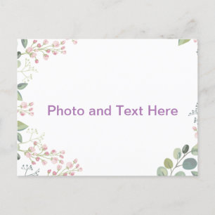 Bloom Custom design  Postcard