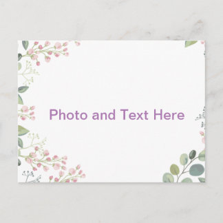 Bloom Custom design  Postcard