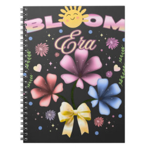 Bloom Era Cute Floral Summer Coquette Aesthetic Notebook