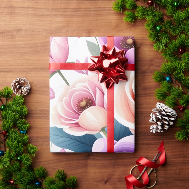 Bloom Fantasy Wrapping Paper (Holiday Gift)