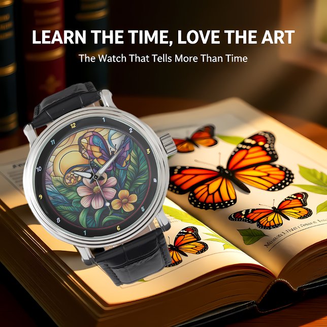 Bloom & Flutter" - Artistic Butterfly Watch (Creator Uploaded)