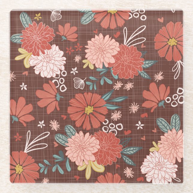 Bloom Glass Coaster (Front)