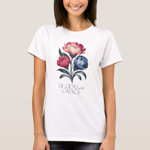 Bloom Grace Flower T-Shirt
