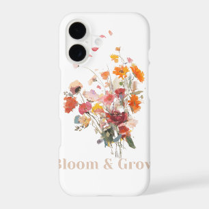 "Bloom & Grow" Floral Art Phone Case