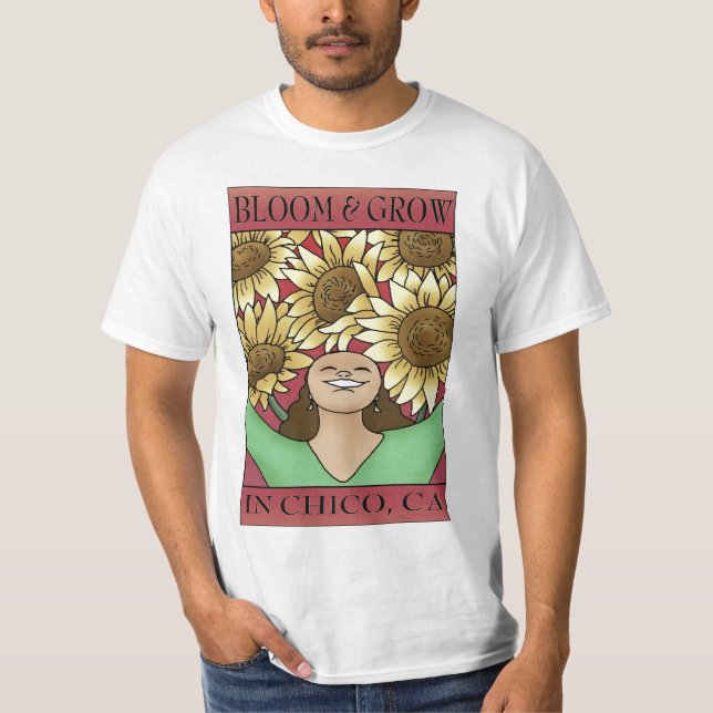 Bloom & Grow in Chico, CA Value T- Shirt (Front)