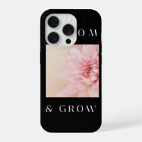Bloom & Grow Soft Pink Floral Aesthetic iPhone 15