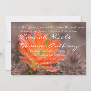 Bloom in Orange Invitation