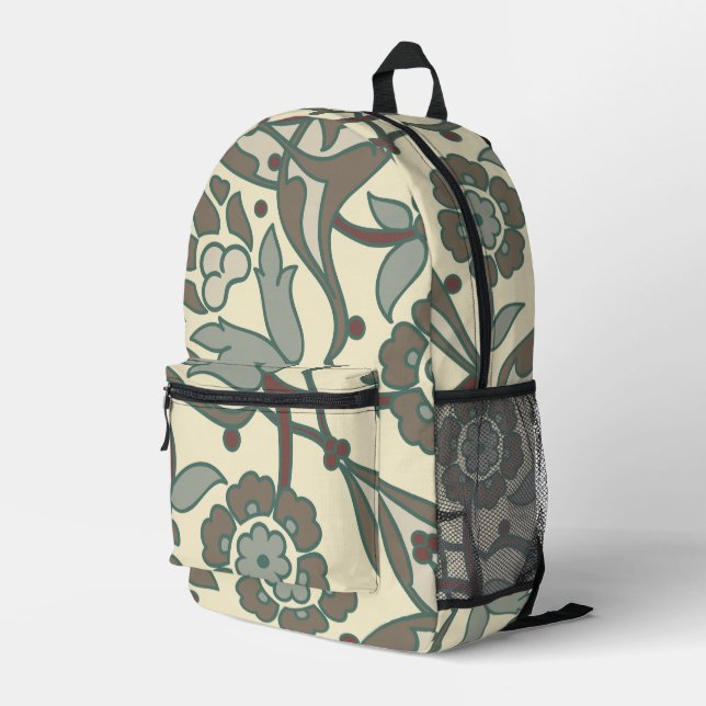 Bloom in Style – Floral All-Over-Print Backpack (Back Corner Right)
