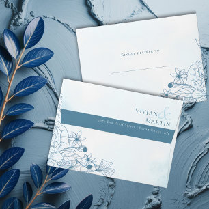 Bloom In The Winter Wedding Envelope