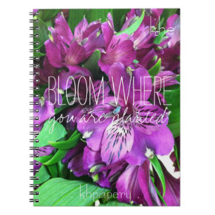 Bloom Monogram Notebook