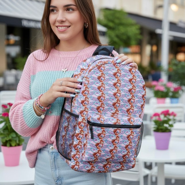 Bloom Printed Backpack (Creator Uploaded)