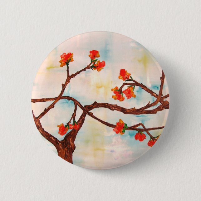 Bloom Range 6 Cm Round Badge (Front)