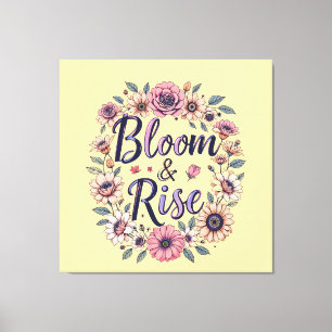 Bloom & Rise Canvas Print