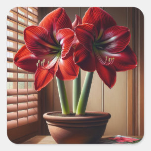 Bloom Square Sticker