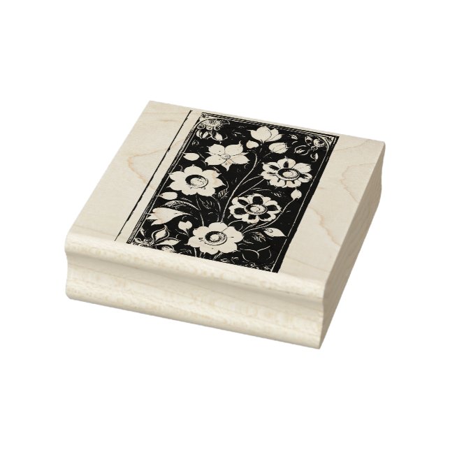 "Bloom & Stamp"  Rubber Stamp (Stamp)