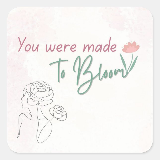 Bloom Stickers | Cute Floral  (Front)