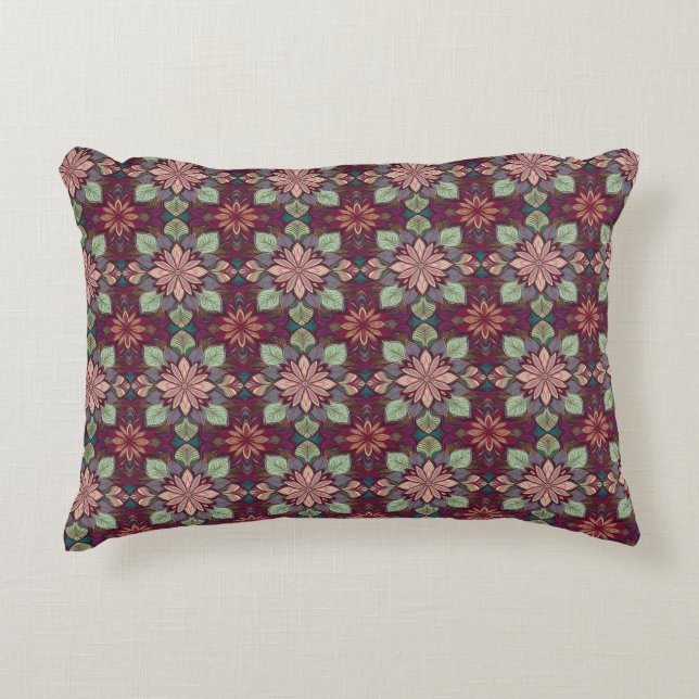 Bloom Tapestry Floral Decorative Cushion (Front)