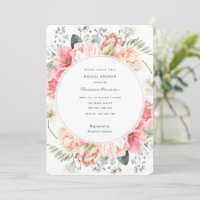 Bloom watercolor flowers chic spring garden modern
