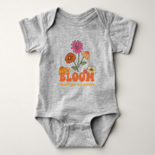Bloom Where you are Planted Baby Bodysuit