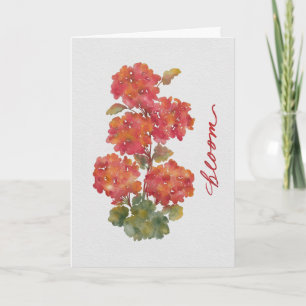 Bloom Where You Are Planted – Floral Encouragement Card