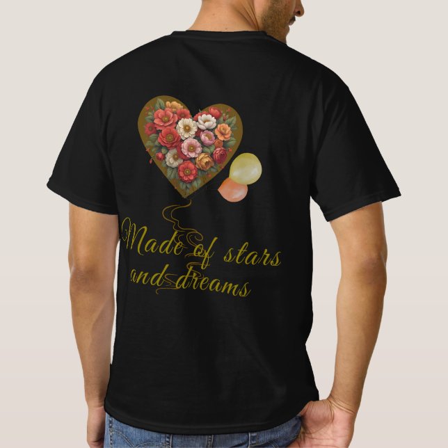 Bloom Where You Are Planted – Floral Unisex T-Shir T-Shirt (Back)