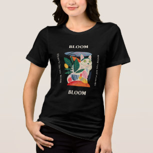 Bloom Where You are Planted Motivational Tri-Blend Shirt