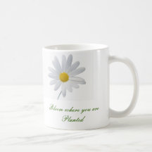 Bloom where you are planted mug image