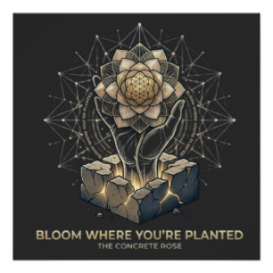 Bloom Where You Are Planted Poster