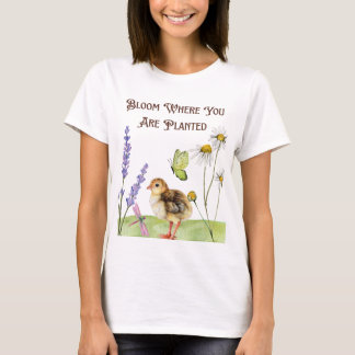 Bloom Where You Are Planted: wilflower T-shirt