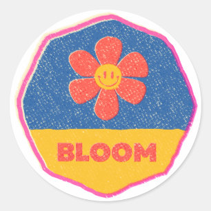 “Bloom” where you’re planted! Classic Round Sticker