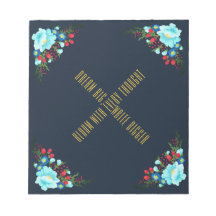 Bloom with Every Thought note pad