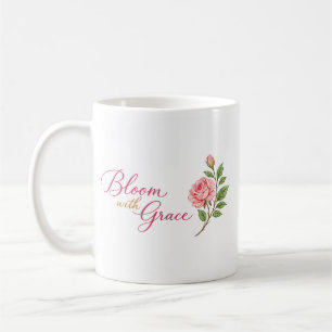 Bloom with Grace cup with a rose" 🌸